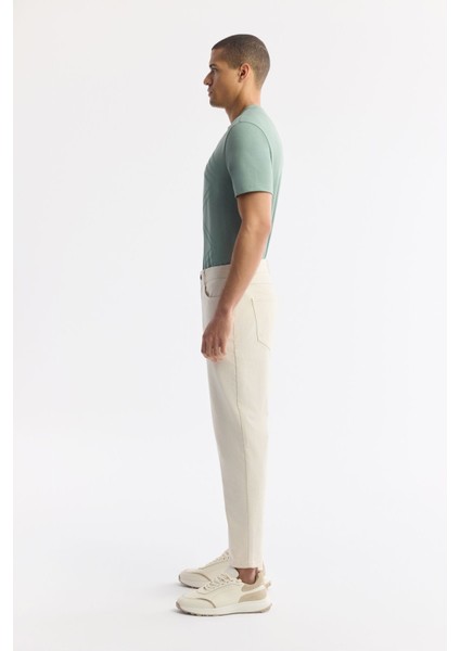 Erkek Bej Düz Yıkama Straight Fit Pantolon A51Y3548 fiyatları