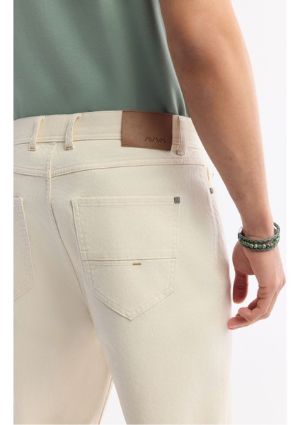 Erkek Bej Düz Yıkama Straight Fit Pantolon A51Y3548 indirimleri