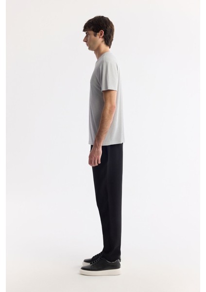 Erkek Açık Regular Fit Soft Touch Bisiklet Yaka T-Shirt B001031