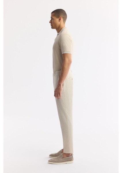 Erkek Taş Comfort Slim Fit Yan Cepli Dokulu Bi Stretch Pantolon A51y3206 fiyatları