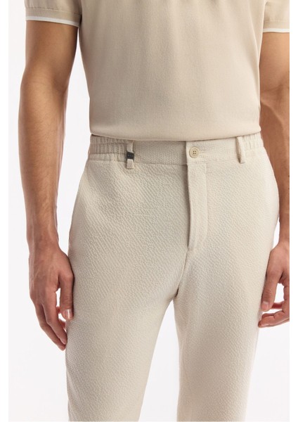 Erkek Taş Comfort Slim Fit Yan Cepli Dokulu Bi Stretch Pantolon A51y3206 fırsatları