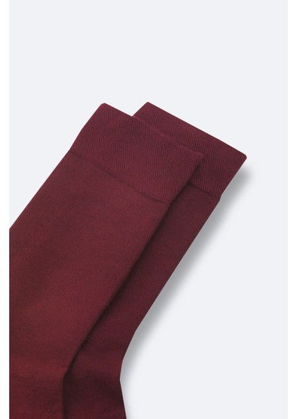 Erkek Bordo Düz Bambu Soket Çorap B008505 modelleri