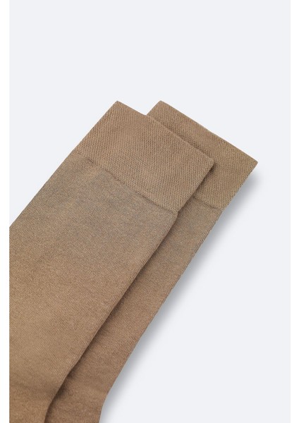 Erkek Açık Kahverengi Düz Bambu Soket Çorap B008505 modelleri