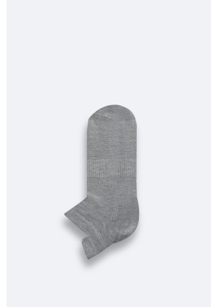Erkek Gri Basic Patik Çorap B008530