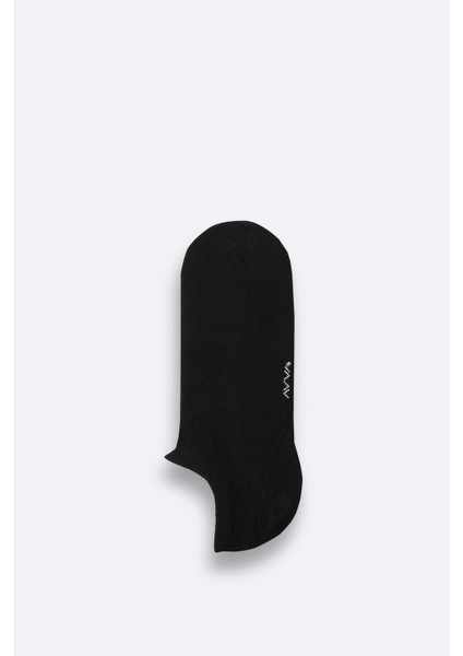 Erkek Siyah Pamuklu Sneaker Çorap B008553