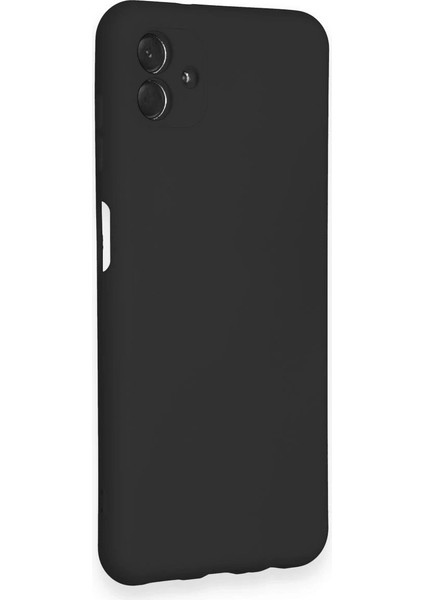 Samsung Galaxy A04 Kılıf Nano Içi Kadife Silikon - Siyah - KA1123-9582