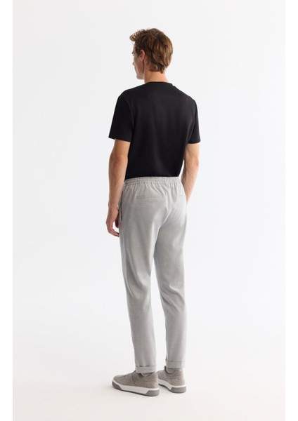Erkek Gri Yandan Cepli Beli Lastikli Bağcıklı Duble Paça Jogger Pantolon E003000 modelleri