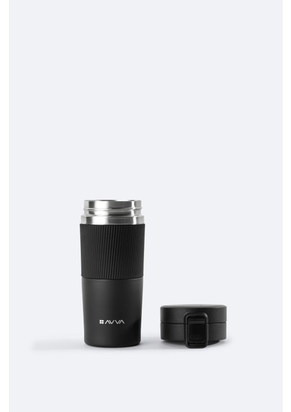 Erkek Siyah Sport Paslanmaz %100 Çelik Termos 400 ml B009902 fiyatları