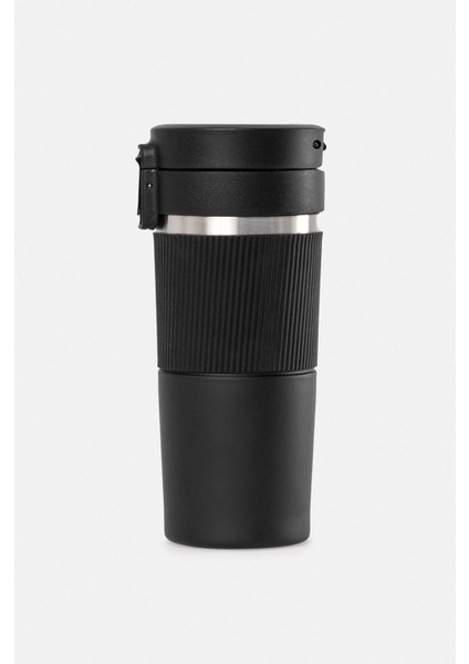 Erkek Siyah Sport Paslanmaz %100 Çelik Termos 400 ml B009902