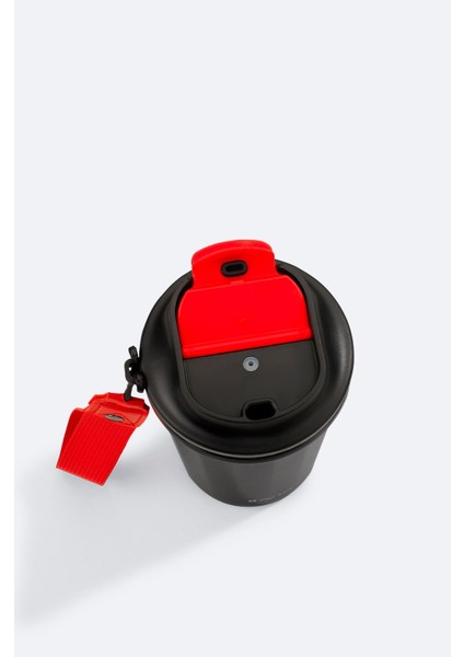 Erkek Siyah Sport %100 Çelik Paslanmaz Termos 400 ml B009904 fırsatları