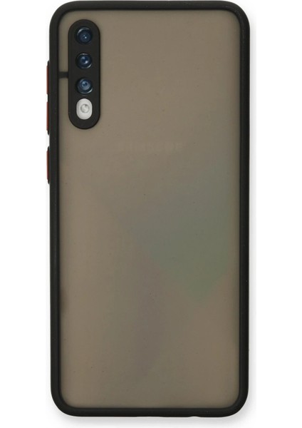 Samsung Galaxy A30S Kılıf Montreal Silikon Kapak - Siyah - KA1140-7652