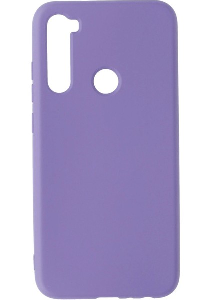 Xiaomi Redmi Note 8 Kılıf Nano Içi Kadife Silikon - Lila - KA9989-4389