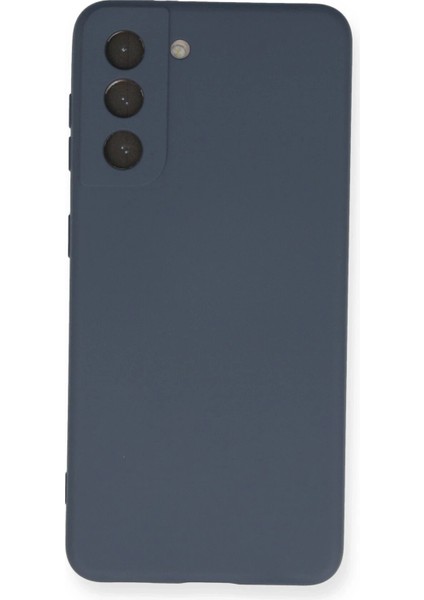 Samsung Galaxy S21 Kılıf Nano Içi Kadife Silikon - Gri - KA8306-9555