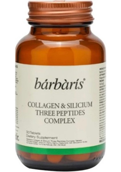Collagen Silicium Three Peptides Complex 30 Tablet