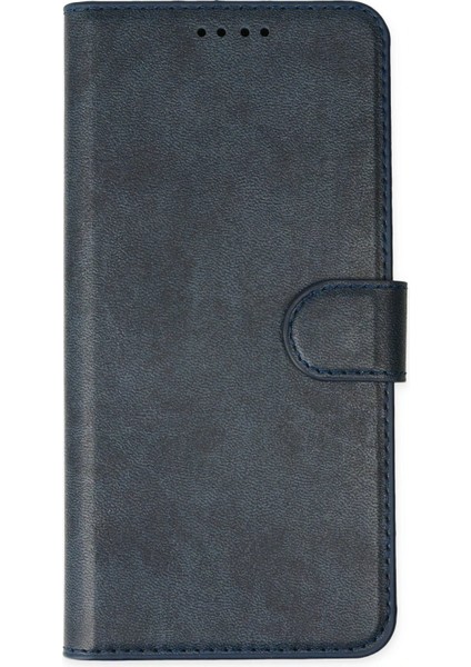 iPhone 14 Pro Kılıf Trend S Plus Kapaklı Kılıf - Lacivert - KA1750-2594