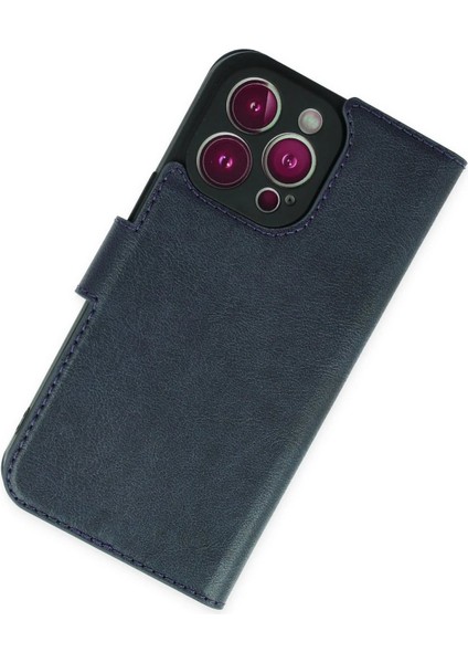 iPhone 14 Pro Kılıf Trend S Plus Kapaklı Kılıf - Lacivert - KA1750-2594 modelleri