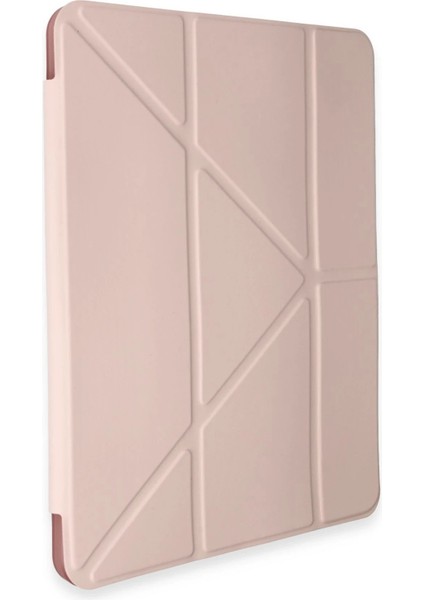 Huawei Honor Pad V9 Kılıf Kalemlikli Mars Tablet Kılıfı - Rose Gold - KA2455-1121