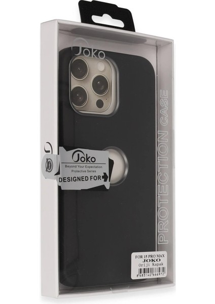 iPhone 15 Pro Max Oriji Kapak - Siyah - KA3293-5134