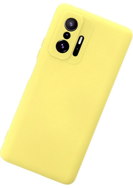 Xiaomi Mi 11T Pro Kılıf Nano Içi Kadife Silikon - Sarı - KA2675-6941 modelleri
