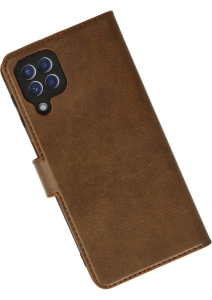 Samsung Galaxy A22 Kılıf Trend S Plus Kapaklı Kılıf - Taba - KA2972-2727 modelleri