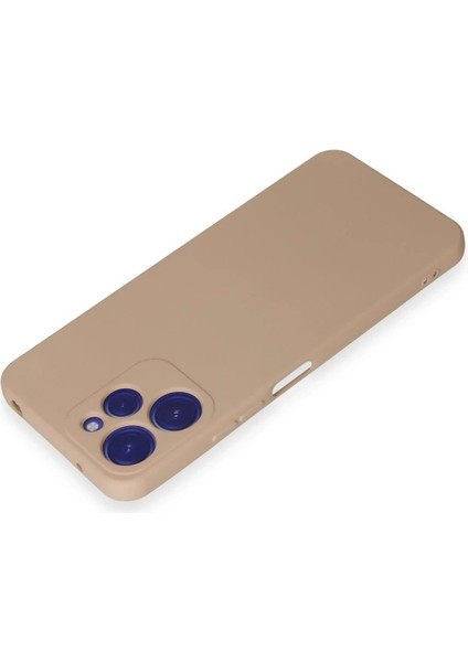 Xiaomi Redmi 12 Kılıf Nano Içi Kadife Silikon - Pudra - KA5960-7261 modelleri