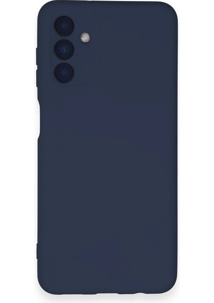 Samsung Galaxy A14 4g Kılıf Nano Içi Kadife Silikon - Lacivert - KA9910-5479