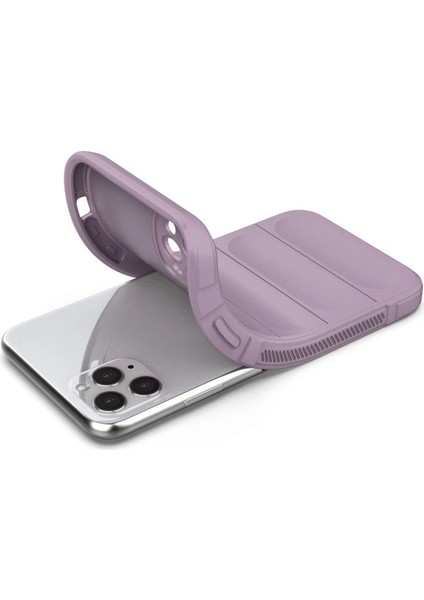 iPhone 11 Pro Max Kılıf Optimum Silikon - Mor - KA2597-1549 fırsatları