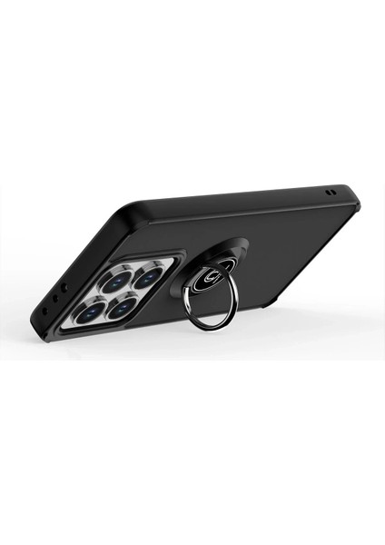 Xiaomi Mi 15 Kılıf Montreal Yüzüklü Silikon Kapak - Yeşil - KA1464-2186