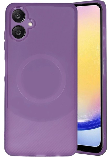 Samsung A06 Kılıf Maya Karbon Kapak - Mürdüm - KA5583-3423