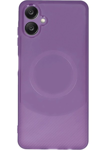 Samsung A06 Kılıf Maya Karbon Kapak - Mürdüm - KA5583-3423