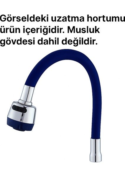 Lacivert Silikonlu 2 Fonksiyonlu Kubar Musluk Başlığı – Oynar Başlık, Su Tasarruflu modelleri