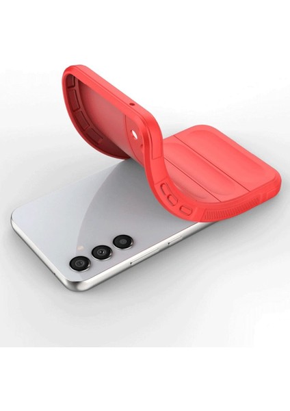 Samsung A36 Kılıf Optimum Silikon - Kırmızı - KA9587-4822