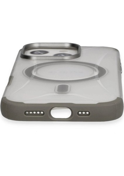 iPhone 16 Pro Max Hilton Magsafe Kapak - Titan Gri - KA3920-5873