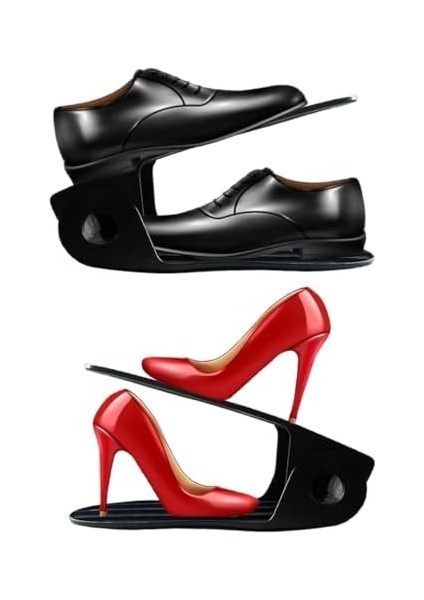 Düzenleyici, Organizer, Ayarlanabilir Ayakkabı Rampası Çift Katlı Pratik Ayakkabı Düzenleyicisi (5 Adet) fiyatları