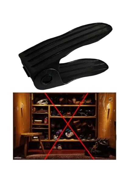 Düzenleyici, Organizer, Ayarlanabilir Ayakkabı Rampası Çift Katlı Pratik Ayakkabı Düzenleyicisi (5 Adet) modelleri