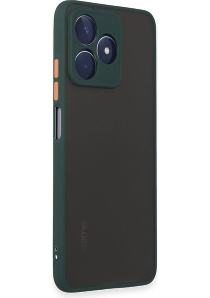 Realme C53 Kılıf Montreal Silikon Kapak - Yeşil - KA8104-9255