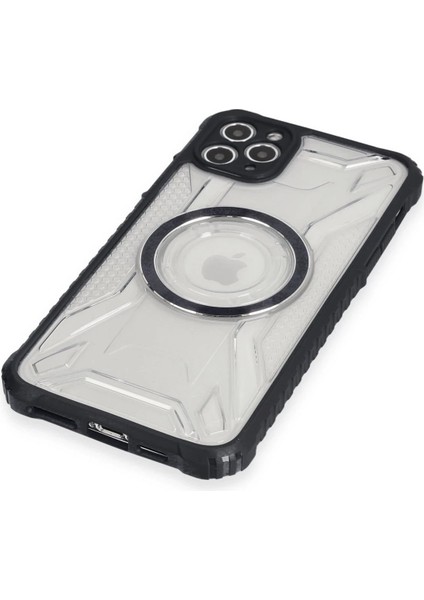 iPhone 11 Pro Kılıf Prag Magneticsafe Kapak - Siyah - KA4271-8970