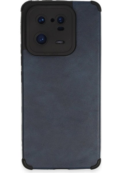 Xiaomi Mi 13 Pro Kılıf Loop Deri Silikon - Lacivert - KA9344-6238