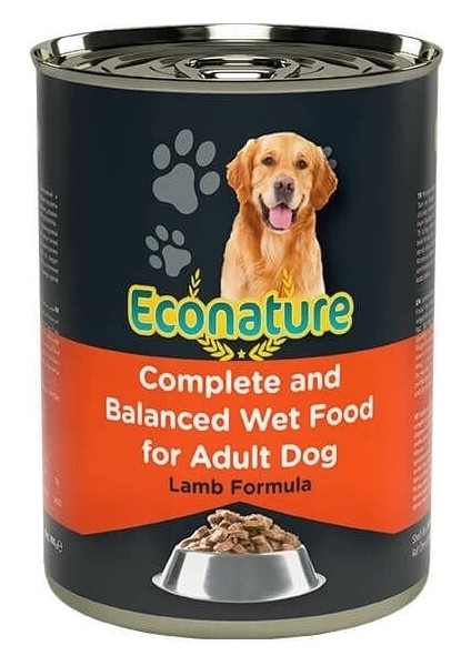 Econature Adult Kuzu Etli Yetişkin Köpek Konservesi 400 gr