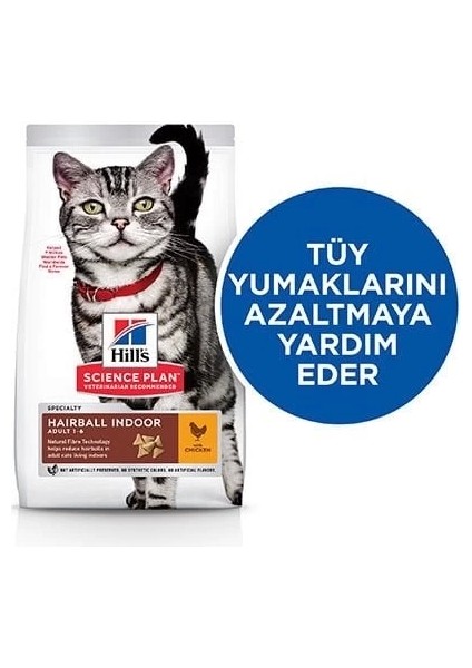 Hills Hairball Indoor Tavuklu Tüy Yumağı Önleyici Yaşlı Kedi Maması 1.5 kg fiyatları