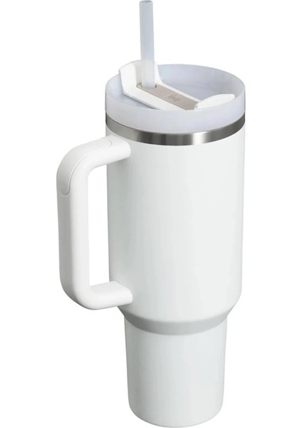 Kişiselleştirilebilir Quencher Pipetli Termos Bardak 1.18 Lt Beyaz modelleri