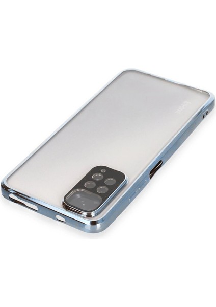 Xiaomi Redmi Note 11 Kılıf Lensli Silikon - Açık Mavi - KA3554-8059 modelleri
