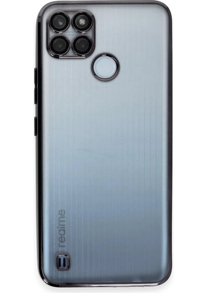 Realme C25Y Kılıf Lensli Silikon - Siyah - KA2303-3795 fiyatları