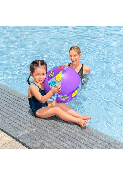 Bestway Deniz Topu Desenli 51 cm 31036 Mor modelleri