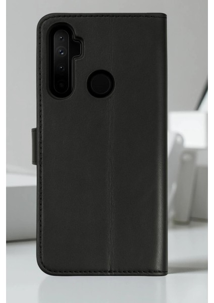 Realme 6i Kılıf Trend S Plus Kapaklı Kılıf - Siyah - KA2254-6153 fırsatları