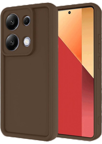 Xiaomi Redmi Note 13 Pro 4g Kılıf Viera Silikon - Kahverengi - KA9303-7073
