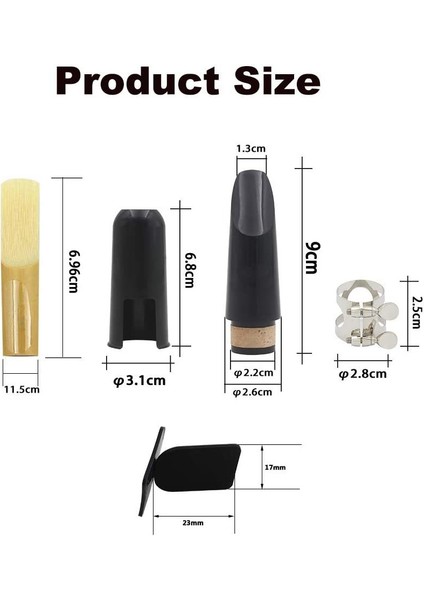 LM4181 Sol Klarnet Beki Açık ( Bilezik - Kapak - Kamış)