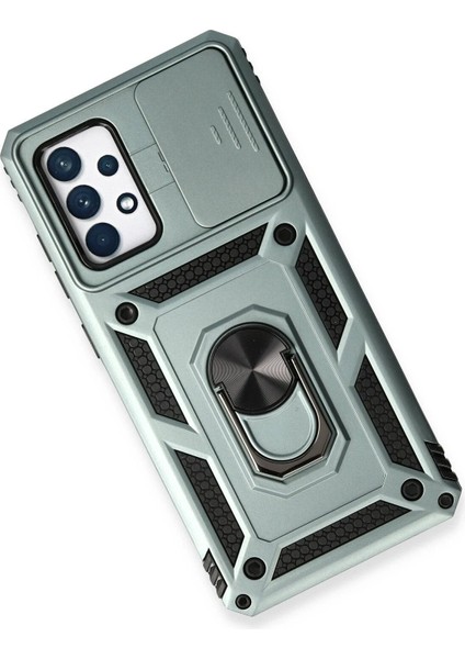 Samsung Galaxy A73 5g Kılıf Pars Lens Yüzüklü Silikon - Yeşil - KA6673-8462 modelleri