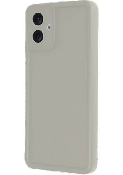 Samsung Galaxy A06 Kılıf Viera Silikon - Krem - KA4563-9932