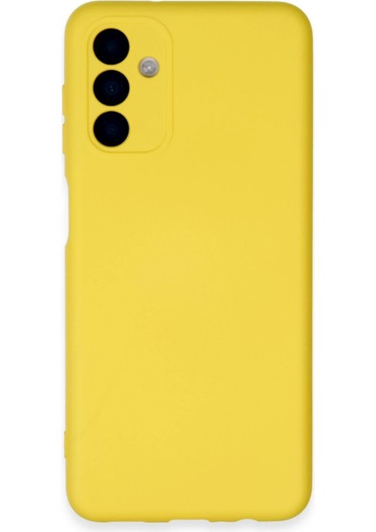 Samsung Galaxy A24 4g Kılıf Nano Içi Kadife Silikon - Sarı - KA7516-4598